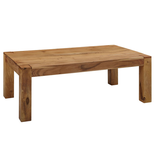 Couchtisch MUMBAI Massiv-Holz Akazie 110 cm breit Wohnzimmer-Tisch Design Natur-Produkt Landhaus-Stil Beistelltisch