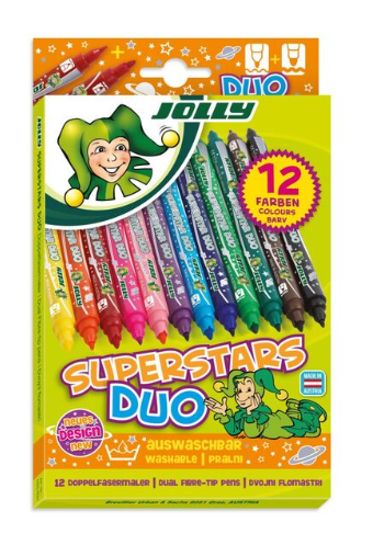 Filzstifte Jolly Superstar Duo 12