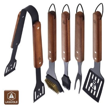 Laguiole Black BBQ Set 5-Teilig