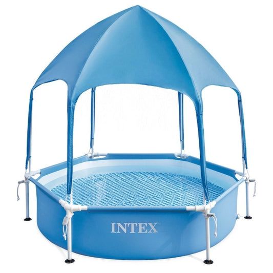 Intex Pool-Set rund mit Pooldach Ø 183 cm x 183 cm x 38 cm