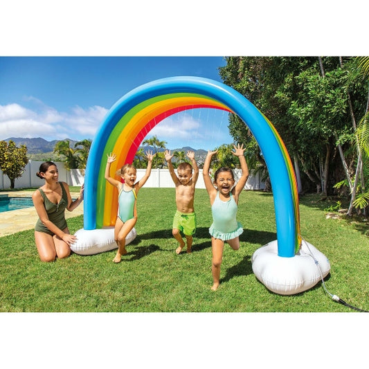 INTEX Wassersprinkler-Spielzeug Regenbogen 300 x 109 x 180 cm