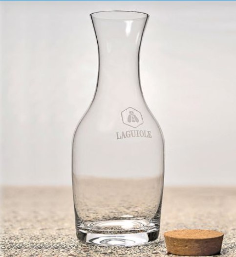 Laguiole Glas-Karaffe mit Korken 1,4L